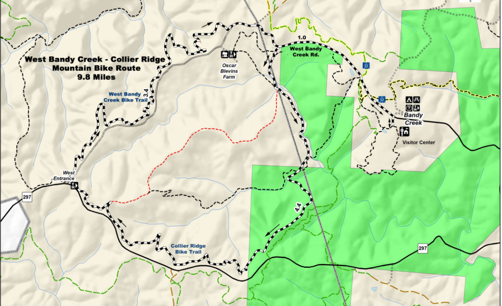 Tanglewood mountain bike outlet trails